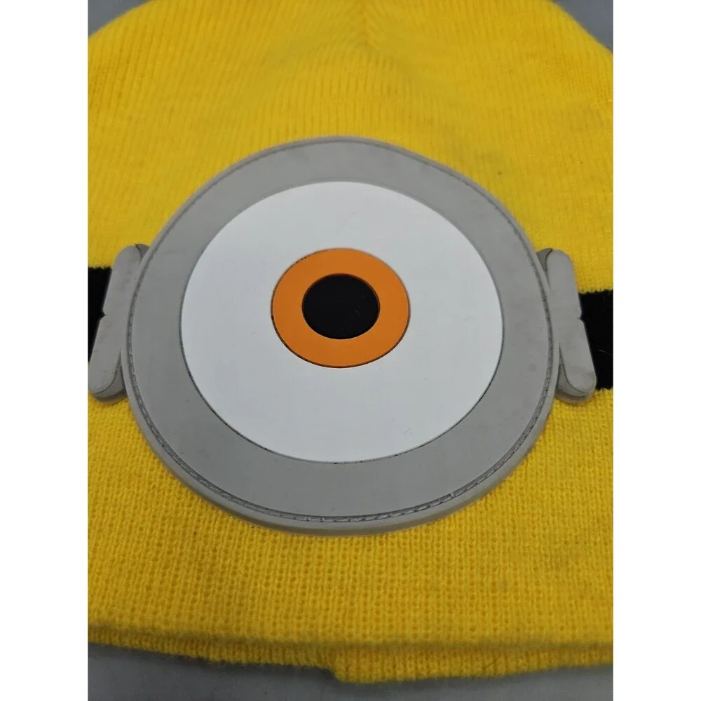 Beanie Hat Minions Dispicable Me Spirit Costume Winter Cap Yellow Stuart